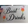 Unbranded Boat Drinks Vinyl Decal