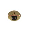 Bary Cleaning Supplies/Mop and Bucket Sign Polished Brass