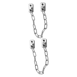 SEWACC 2Pcs Theft Window Locks Chain Locks for Home Security Easy to Install Protective Door Locks for Family Safety and Improved Air Circulation