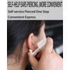 SLVIEKAE Ear Piercing Kit, 2-Pcs No Pain Easy Use at