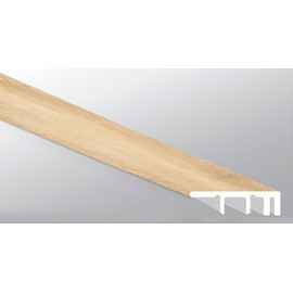 MSI 1.5 in. x 94 in. x 0.49 in. Luxury Vinyl Flooring End Cap Molding Large Trims, Rigid Core Flooring Trims, Waterproof End Cap Molding, Use with Valleycove Collection, 7.9 Linear feet, Serene Silk