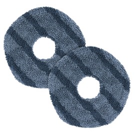 2pcs Vacuum Mop Cloths, Soft Mop Cloth Washable and Reusable Mop Pad Replacement Accessories Replacement Parts for Eufy X10 Pro Omni and Eufy X9 Pro Robot Vacuums