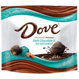 DOVE PROMISES Sea Salt and Caramel Dark Chocolate Candy Bag, 7.61 oz