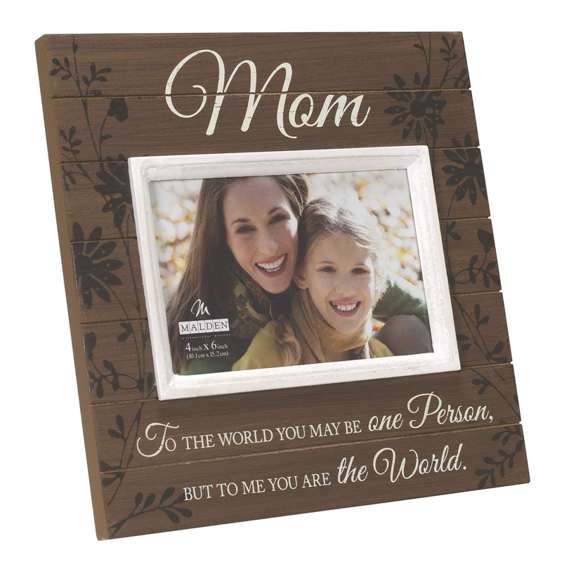 Malden International Designs Sun Washed Woods Mom Walnut Distressed Picture
