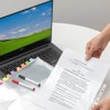 Sheet Protectors 8.5 x11 Inch with Index Tab, 50 Pack