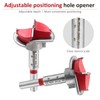 HPHOPE Forstner Bit 35mm Adjustable Positioning Drill, Concealed Hinge Jig