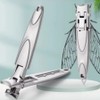 ( ) Stylish stainless steel portable slim nail clippers, toenail clippers, hygiene organization / ( )세련된 스텐 휴대용 슬림 손톱깎이 발톱깎이 위생정리