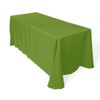 ADD&SHIP Rectangle Tablecloth (90" x 132") Long, Polyester, Reusable Table