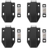 4Pcs Magnetic Push Latch, Push to Open Cabinet Catch Hardware