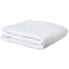 Exquisite Hotel Classic Quilted Mattress Pad, White, Full