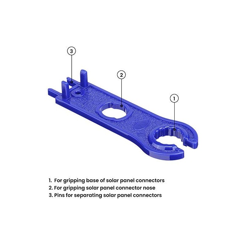 CATOSUM 2 Pair Solar Spanner Wrenches for MC4 Connectors, Solar