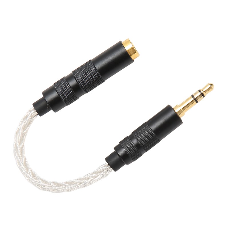 4.4mm Balanced Female to 3.5mm Stereo Male Adapter Cable Gold