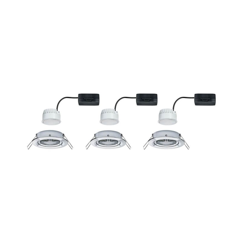 Paulmann Einbaul. LED Nova 3x 6.5 W ww chr ru