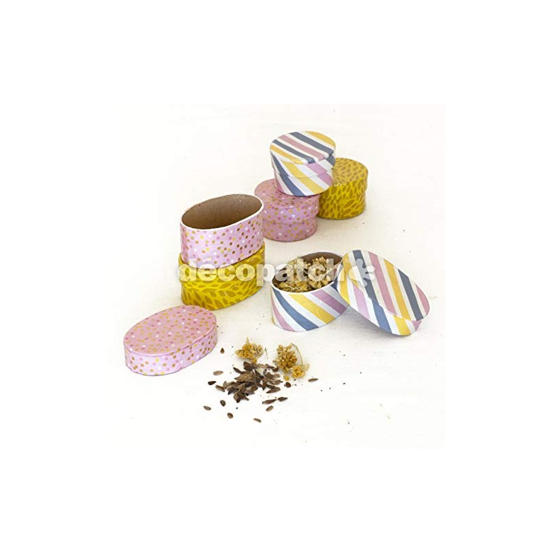 Décopatch - Ref BT071C - Mini Oval Shaped Box -