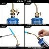 BLUEFIRE Solid Brass Jumbo Pencil Flame Gas Welding Torch Head