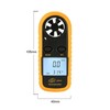 Wind Speed Meter Chill Tester Velocity Gauge Digital Anemometer for