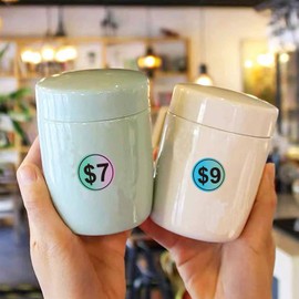 1 inch Yard Garage Sale Price Stickers Pre-Priced Pricing Labels - Bright Gradient Colored Flea Market Dollar Priced Stickers for Yard Retail Business Supplies 700 Pcs