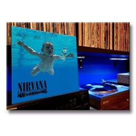 NIRVANA Nevermind Classic Album 3.5 inches x 2.5 inches FRIDGE MAGNET