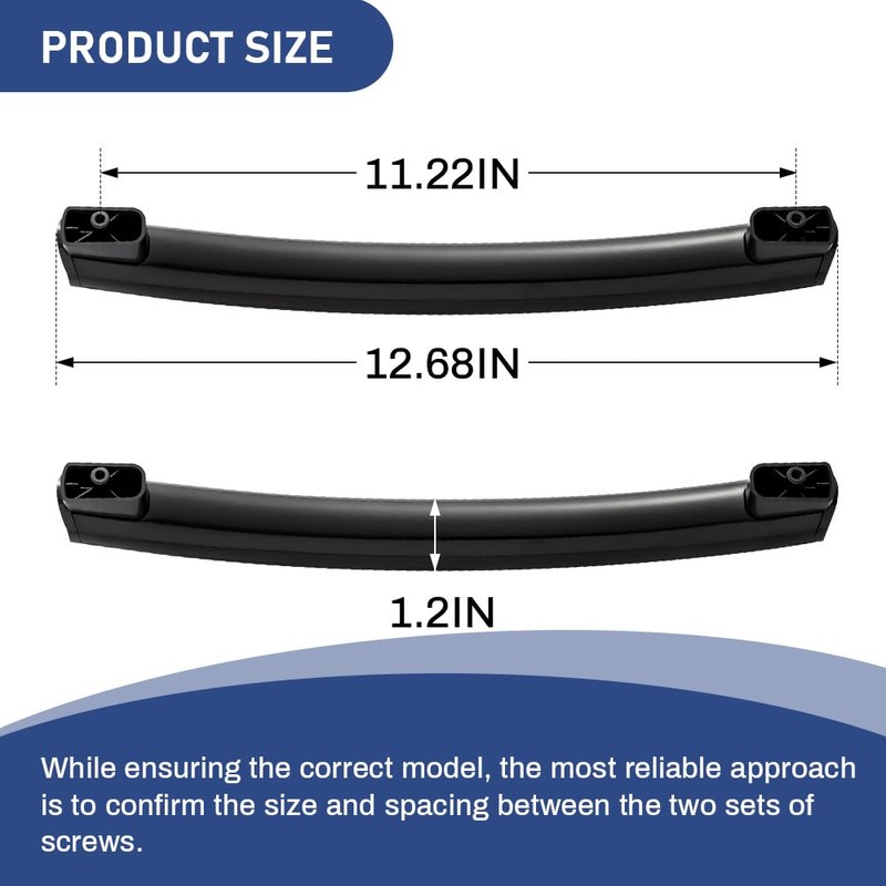XIIW Upgraded WB15X24435 Microwave Oven Door Handle Compatible with General