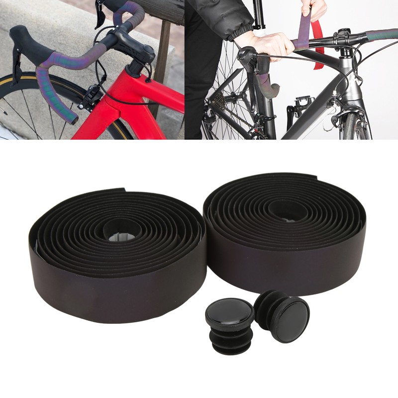Road Bicycle Handlebar Tape PU EVA Portable Shock Absorption Breathable