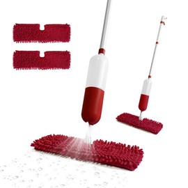 Spray Mop for Floor Cleaning Wet & Dry Mops Multi-Purpose Spray Mop - 2-in-1 Dry and Wet Microfiber Floor Cleaning mop,Comes with a 650 ml Reusable can Bottle
