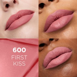 L'Oreal Paris Infallible Matte Resistance Liquid Lipstick, up to 16 Hour Wear, First Kiss 600, 0.16 Fl Oz