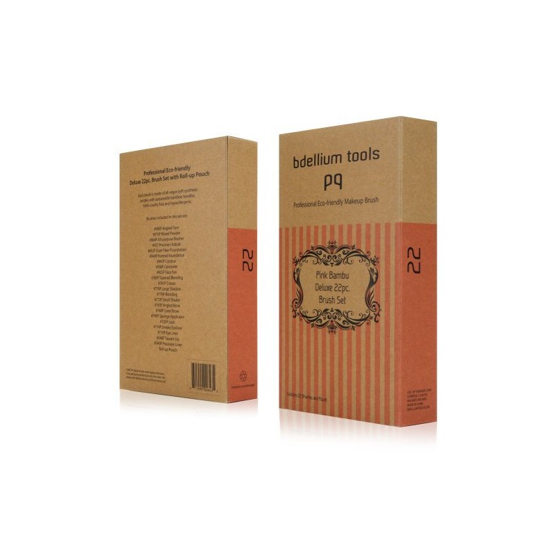 Bdellium Tools Professional Makeup Brush Pink Bambu Series - Deluxe