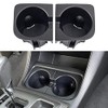JDMCAR Car Cup Holder Inserts Replacement for Toyota Tacoma 2005 to 2015, Durable Cup Holder Inserts Drink Holder Accessories 66991-04012,66992-04012,Black