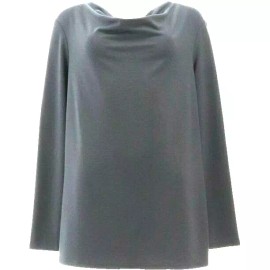 Rhonda Shear Cowl Neck Lace Top Women's,CHARCO