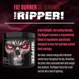 Tambeeze JNX The Ripper C 30 Servings | High-Performance Pre-Workout Powder with Metabolism Support & Energy Boost (150 g, Raspberry)