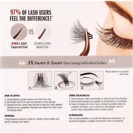 Kiss Products Ever Ez Trio Lashes Medium, 0.03 Pound
