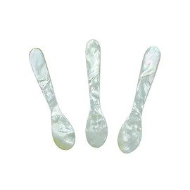 B&M Handicraft premium mother of pearl caviar spoon (3 pcs, 4.5 inches)