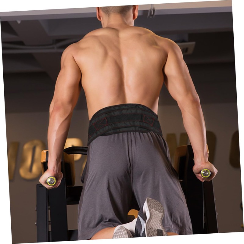 Kisangel Weightlifting Waist Belt Chain for Strength Training Heavy-duty Design