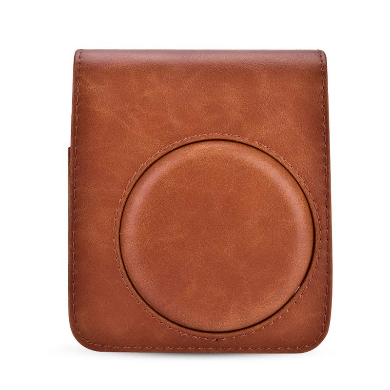 Soft Protective Camera Case Bag PU Leather Adjustable Decorative Portable