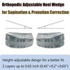 3 Layer Adjustable Orthopedic Heel Lift for Supination & Over-Pronation