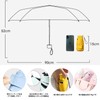 Folding Umbrella, Compact Parasol, UV Protection, Light Blocking, Women's, Men's,