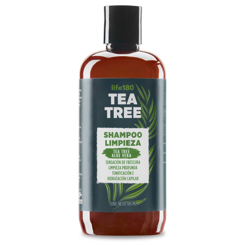 Shampoo Limpieza Profunda e Hidratación Life180 con Tea Tree y