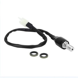Brake Light Switch M10X - M10X1.0 iversal Motorcycle Oil Hose Aulikpumpe Reinforced Brake Light Switch Rear (Straight Head)