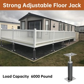 ForoGore 4 Pack House Jacks for Leveling Adjustable Floor Jack Post Floor Jack for House Telescoping Jack for Temporary Support, Adjustable Range 12 inch - 16 inch