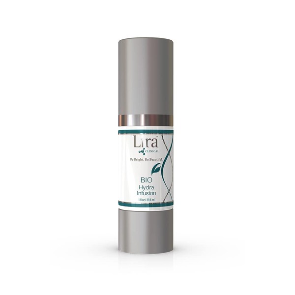 Lira Clinical Bio Hydra Infusion - Hydrating Serum with Hyaluronic Acid- Anti aging Face Serum with Plant Stem Cells and Antioxidants - Acne Face Serum for Dry Skin, Oily, and Sensitive - 1 ounce