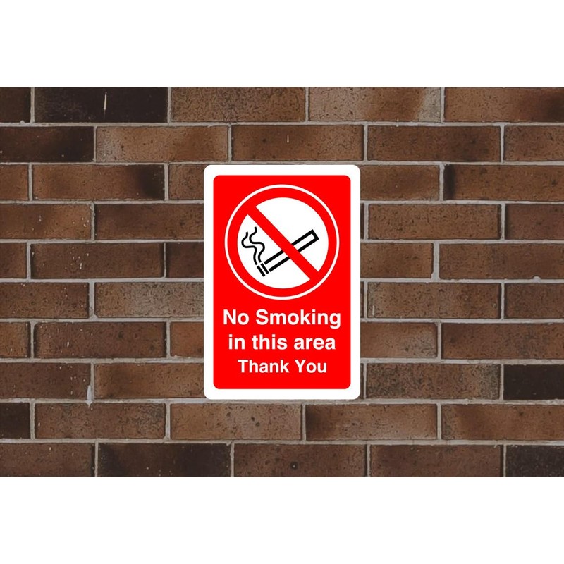 Safety First Display LTD No smoking in this area thank