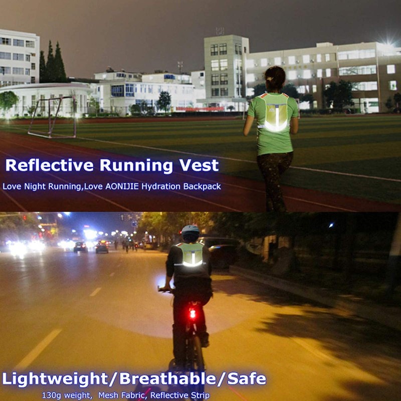 AONIJIE Marathon Running Vest Pack Water Hydration Backpack Outdoor Sport