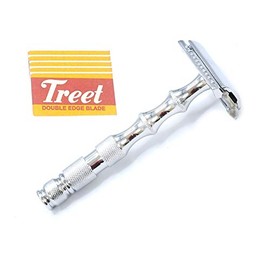 OdontoMed2011® Classic Long Handle 3-Piece Double Edge Safety Razor (BTS-322)
