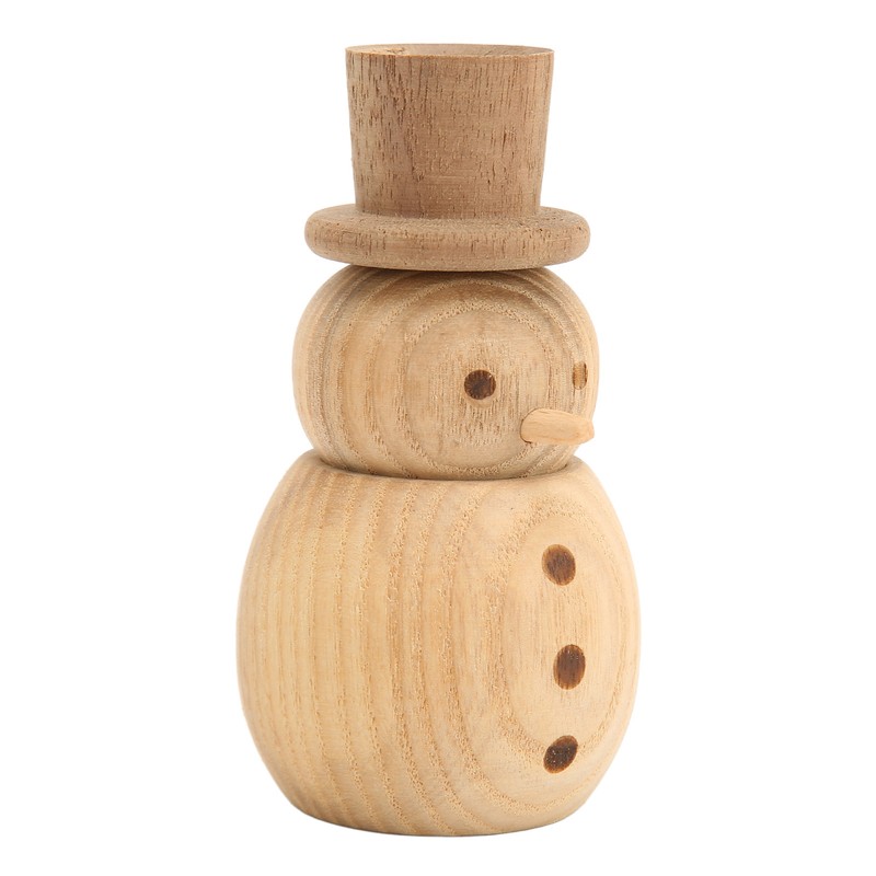 Wood Aromatherapy Diffuser Snowman Shape Portable Waterless Fireless Essential Oil