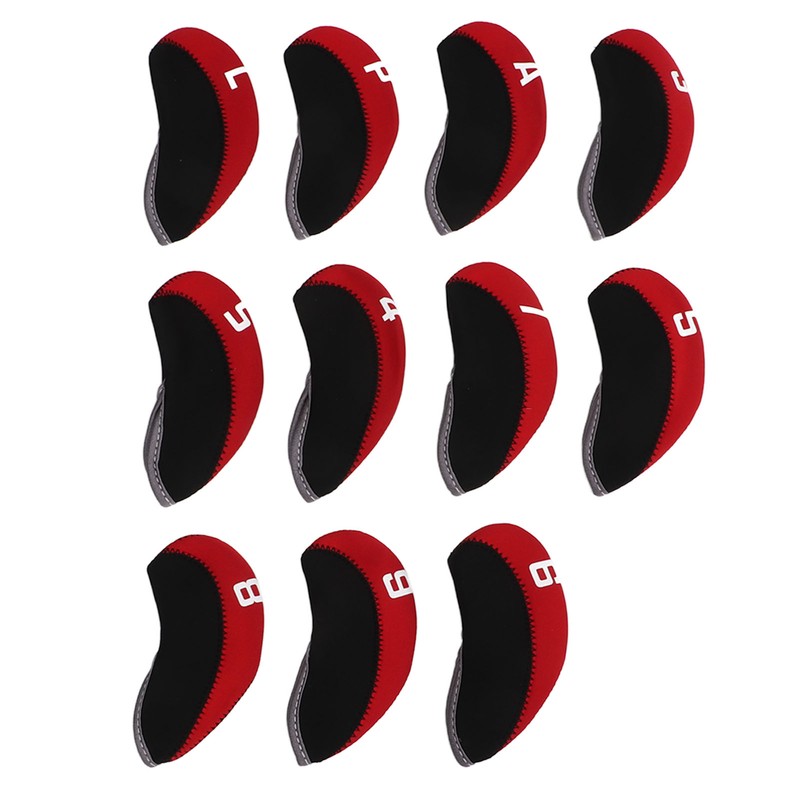 11PCS Golf Club Headcover Set Neoprene Numbered Golf Club Head