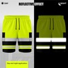 mymixtrendz Mens Reflective High Visibility Hi Viz Safety Work Wear