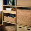 MUJI 47381306 Overlapping Rattan Rectangular Basket, Medium (V) Approx. Width