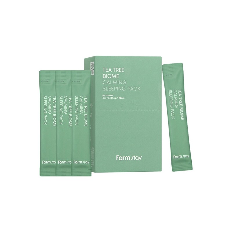 Farmstay Tea Tree Biome Calming Sleeping Pack 4ml X 20pcs