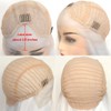 BLUPLE Long Straight Lace Front Wigs #1001 Platinum White Natural