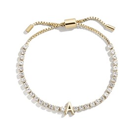 BaubleBar Lyanna Initial Bracelet, Letter A